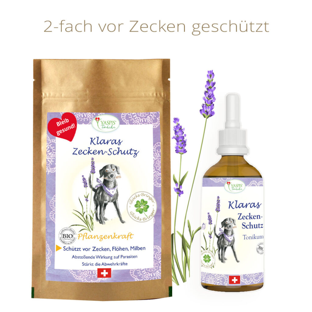 Schützt Hunde 2-fach vor Zecken.