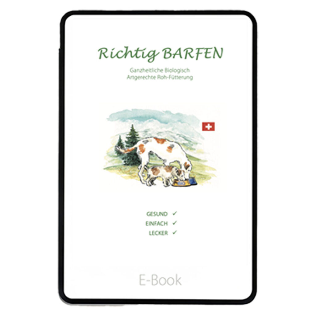 E-Book richtig BARFEN für Hunde.