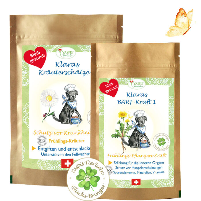Hunde gesund Barfen mit dem Frühlings-Set Nr.1.